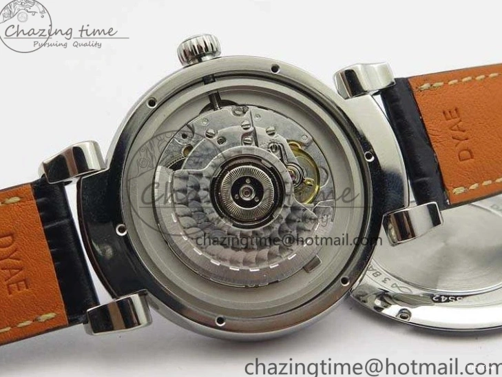 MIROTIME 0714 MoistureWicking Da Vinci IW356601 SS MKF 1:1 Best Edition Blue Dial On Black Leather Strap A 7233